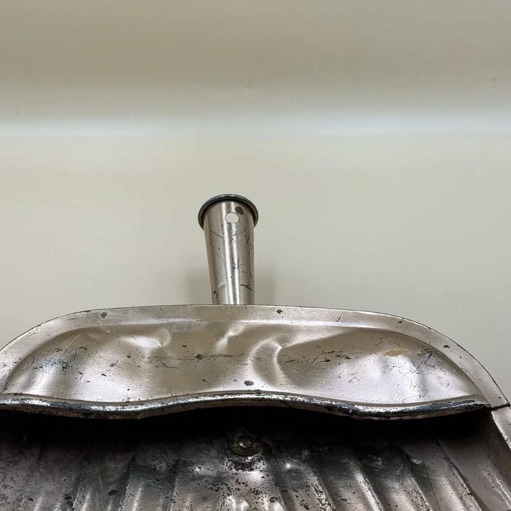 J.V. Reed Dustpan Vintage Metal Galvanized Silver Farmhouse Primitive USA